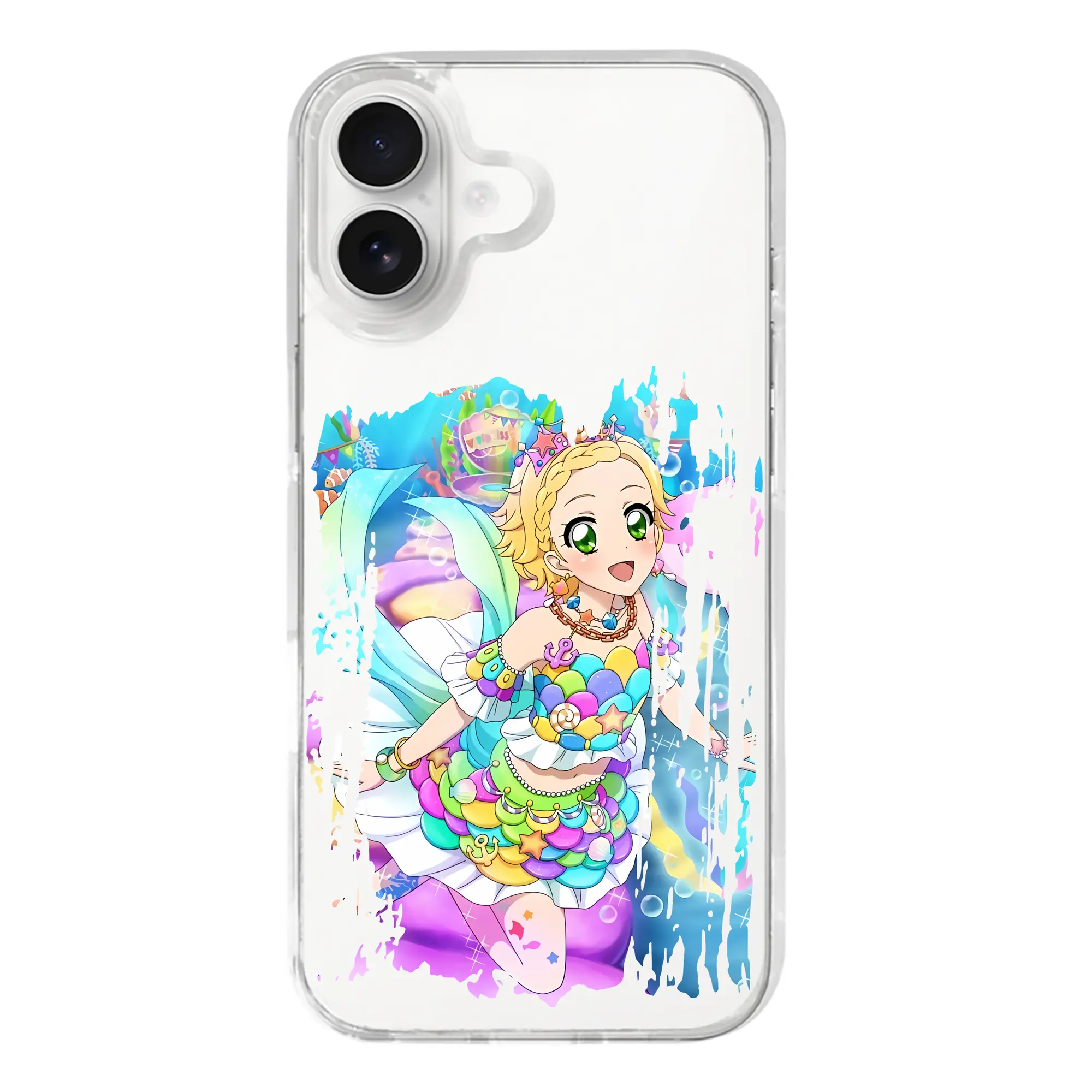 アイカツ グッズ 新条 ひなき - iPhone 17シリーズ 透明スマホケース – 薄型・耐衝撃・精密フィット保護カバー